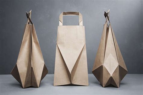 13 Paper Packaging Examples | Paper bag design, Origami bag, Origami ...