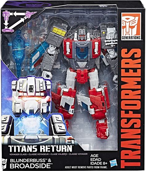 Transformers Generations Titans Return Broadside Blunderbuss Voyager ...