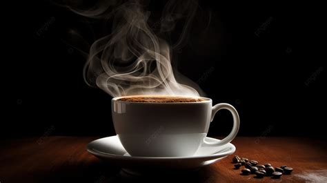 Cup Of Coffee With Steam Steam Background, Picture Of Hot Coffee ...