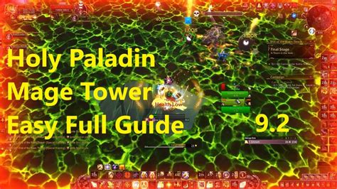 Holy Paladin Mage Tower Challenge Easy Full Guide End of the Risen ...