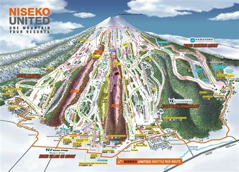 Niseko Ski Map: Niseko United | Japan Ski Experience