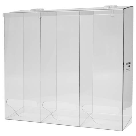 BOWMAN DISPENSERS Bulk Dispenser, Number of Compartments 3, Clear PETG ...