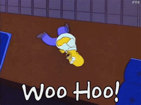 Woo Hoo GIF - Woohoo Homer Simpson The Simpsons - Discover & Share GIFs ...