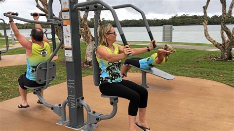 Getting fit made easy with new outdoor gym park | Daily Telegraph