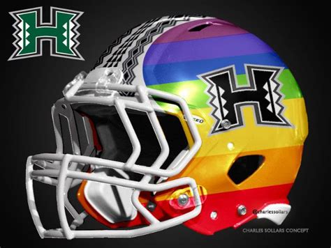 University of Hawaii alternate helmet - No | Football helmets, Cool ...