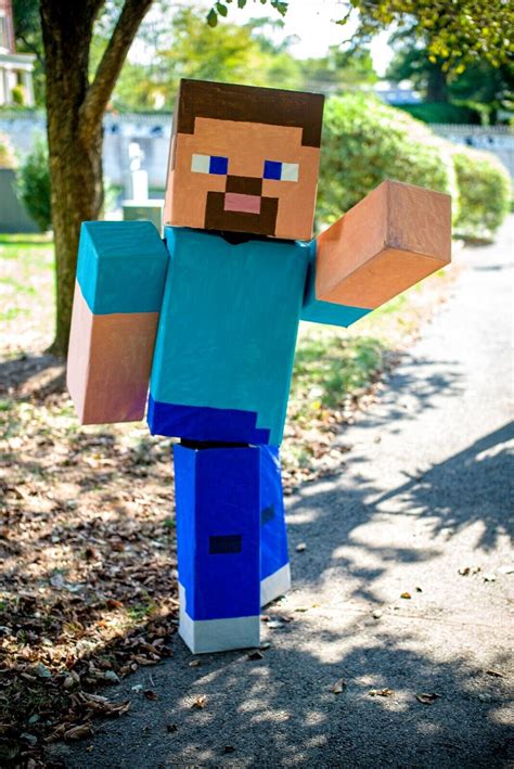 Minecraft Costume Steve Alex Creeper Mario and more! Halloween mascot ...