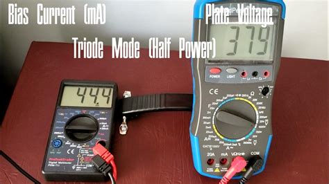 EL34 Pentode vs Triode mode Bias Current - YouTube