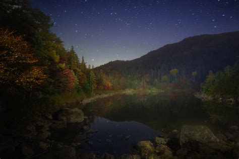 Download Japan Milky Way Starry Sky Lake Photography Fall 4k Ultra HD ...