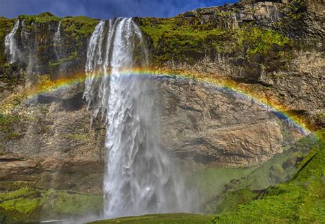 Seljalandsfoss Rainbow [OC][3200 x 2214] : r/EarthPorn