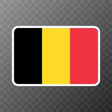 Belgium flag, official colors and proportion. Vector illustration ...