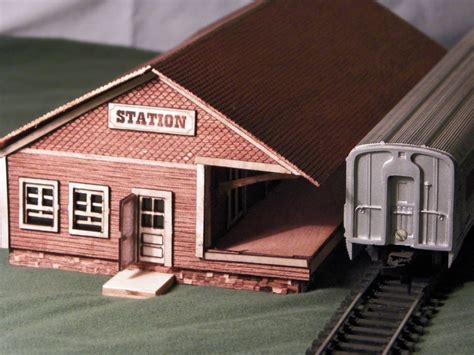 N Scale Train Station Kit | eBay