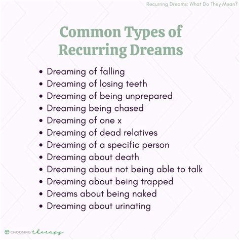 12 Meanings Behind Recurring Dreams