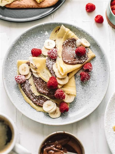 Classic French Crepes with Banana and Nutella | Recipe | Sweet crepes ...