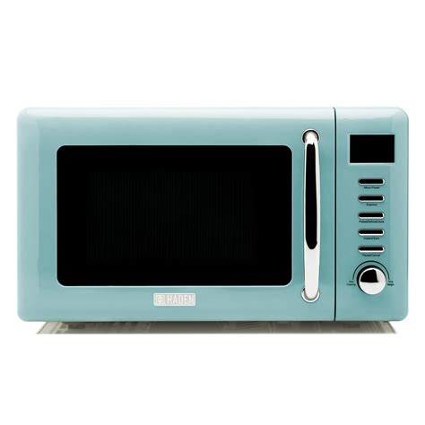 Haden Cotswold Vintage Retro 0.7 Cu Ft 800W Countertop Microwave Oven ...