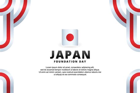 Japan Foundation Day Design 17081246 Vector Art at Vecteezy