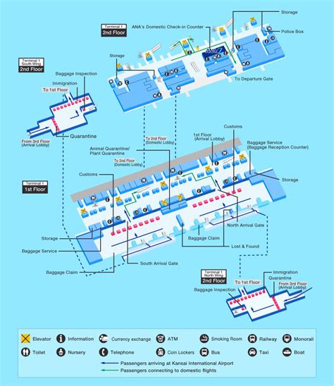 Kansai Airport Terminal Map