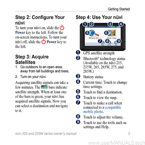 Garmin Nuvi 255w Manual