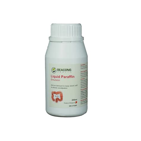 Liquid Paraffin Emulsion 200ml * – Beacons Health