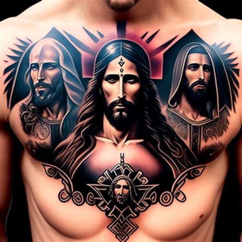 Jesus Vs Devil Tattoo