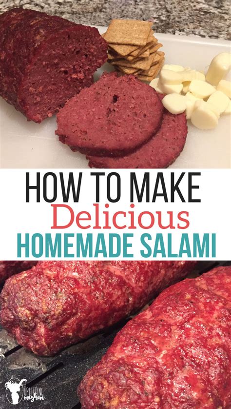 How to Make Delicious Homemade Salami - Uplifting Mayhem