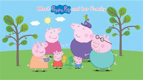 Peppa Pig Episodes - Meet the Pig Family! - YouTube