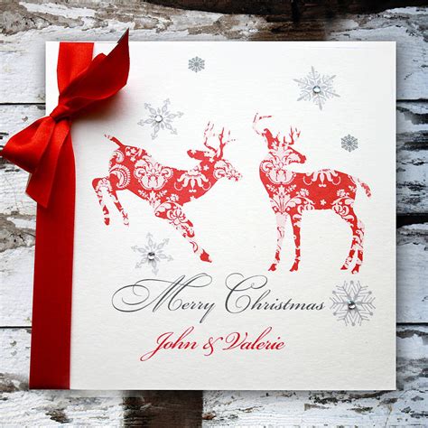 personalised christmas card by natalie ryan design | notonthehighstreet.com