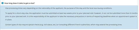 What is the Processing Time for the Long Stay Visa France? • Happily ...