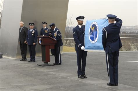 Air Force 60th Anniversary flag raised at memorial > Air Force ...