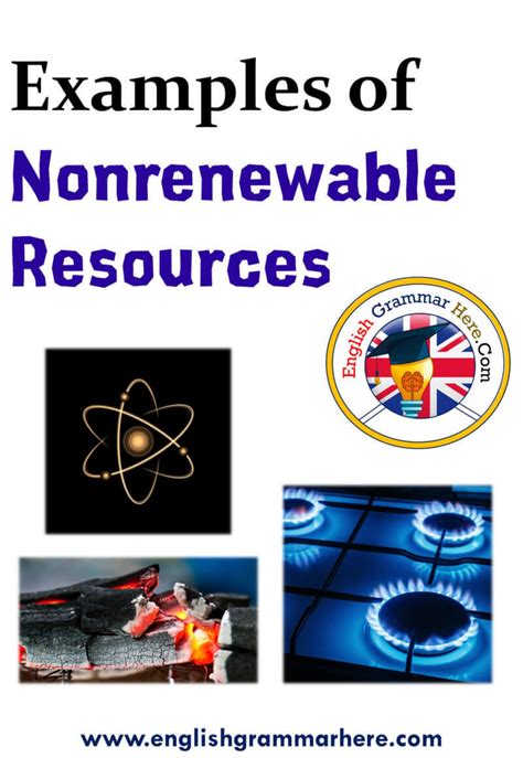 Non renewable Resources, Examples of Nonrenewable Resources - English ...