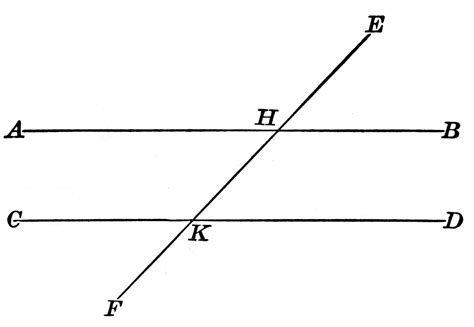 Parallel Lines Cut By A Transversal | ClipArt ETC