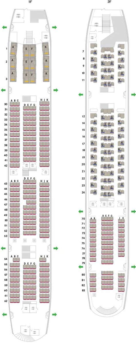 Asiana Airlines A380 800 Seat Map | Elcho Table