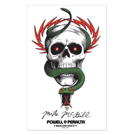 Powell Peralta Andy Anderson Sticker 3" X 6" | CalStreets BoarderLabs