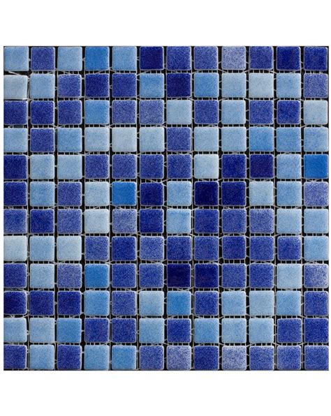 Blue Pool Mix Mosaic Wall Tiles - Bathroom Tiles Direct