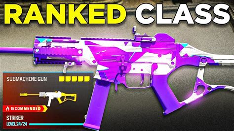 the *NEW* RANKED PLAY STRIKER CLASS is INSANE in MW3! (Best STRIKER ...