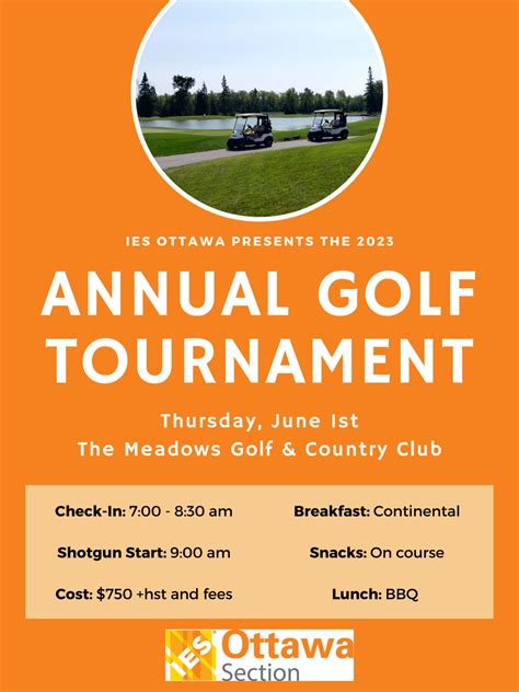 IES Ottawa Annual Golf Tournament – IES Ottawa Section