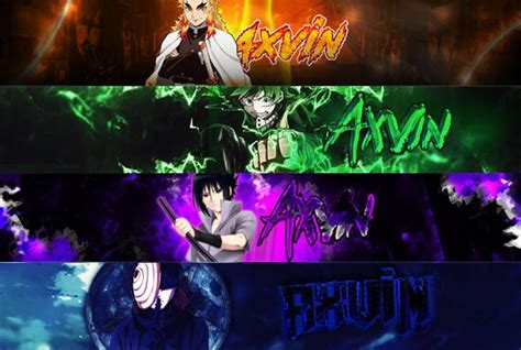 Anime or Gaming Banner - Social Media Design Services