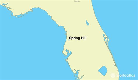 Spring Hill Florida Map | Color 2018