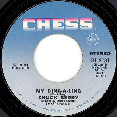 Chuck Berry - My Ding-A-Ling / Johnny B. Goode | Releases | Discogs