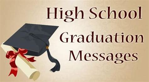 High School Graduation Messages, Congratulations Messages