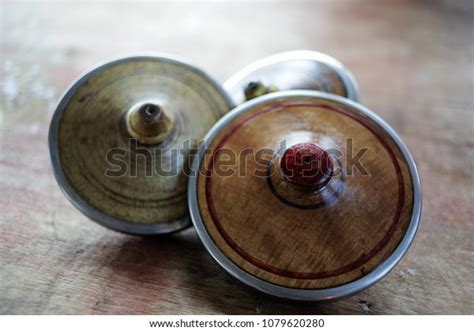 Various Types Tops Spinning Gasing Gasing Stock Photo (Edit Now) 1079620280