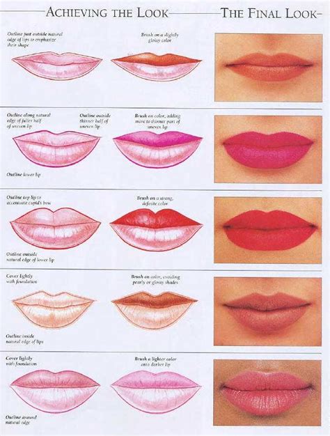 23. Makeup Techniques For Lips - 27 Perfect Pout-Lip Infographics