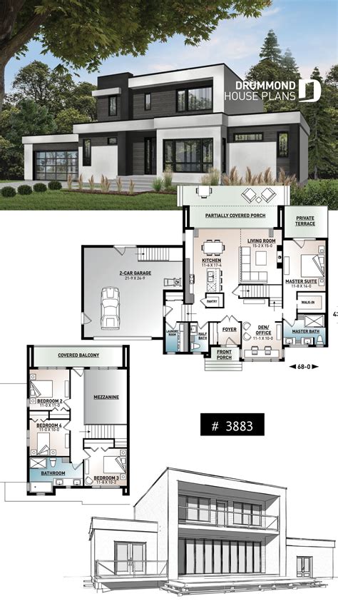 Latest Modern House Plans - Homeplan.cloud 5BA | Modern house floor ...