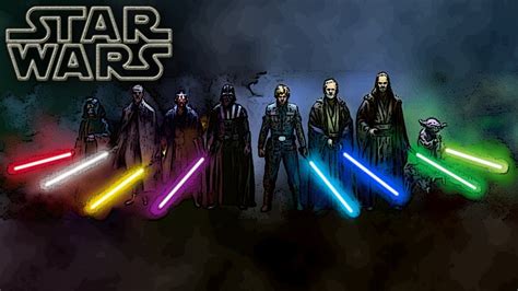 Star wars all lightsaber colors - pandabery