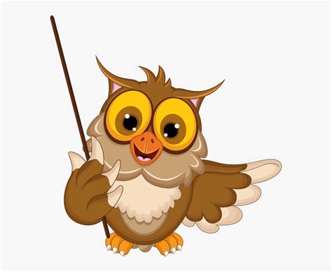 Owl Teacher Png - Owl Singing Cartoon, Transparent Png , Transparent ...