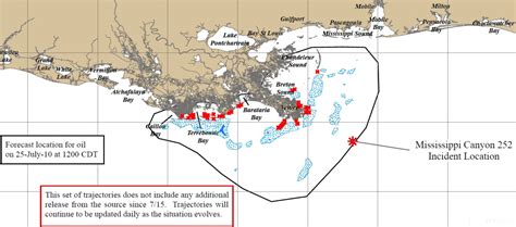 SEABGB: Gulf Oil Spill Map - July 25, 2010