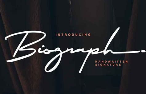 Biograph Font - Dfonts