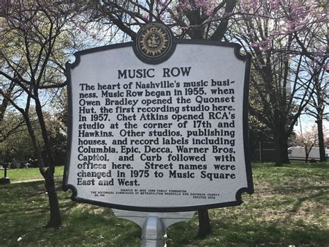 Music Row Historical Marker