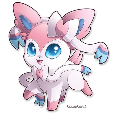 Chibi Sylveon by RainbowRose912 on DeviantArt