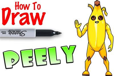 Fortnite Drawing Easy Peely