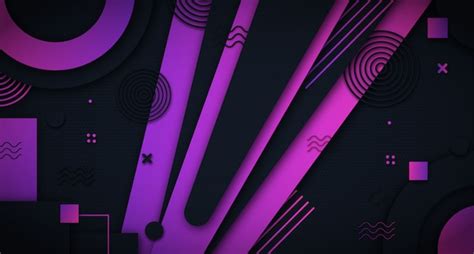 Premium Vector | Abstract purple shapes background